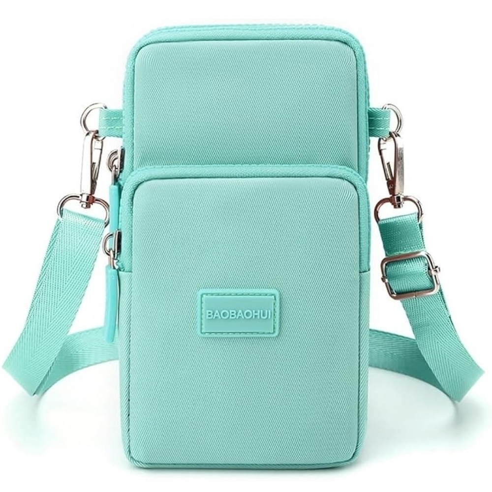 Crossbody Bag Cell Phone Sleeve Concert Venue Bag Adiustable Strap Arm Wrist NWT
